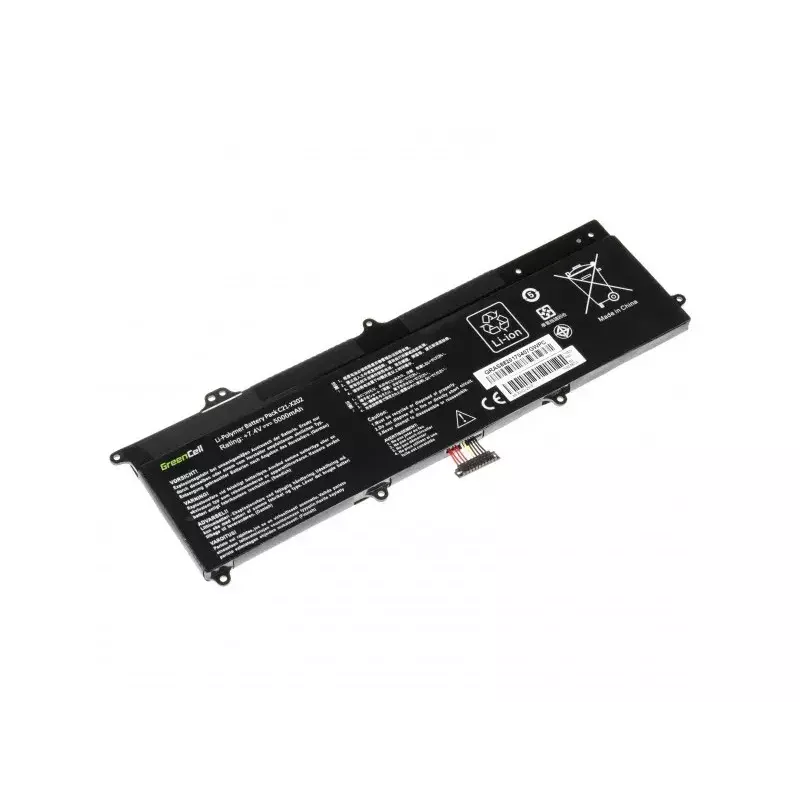 Aku ASUS sülearvutitele Green Cell AS88 — ühildub mudelitega X201E, F201E, VivoBook F202E, Q200E, S200E, X202E