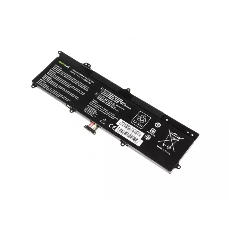Aku ASUS sülearvutitele Green Cell AS88 — ühildub mudelitega X201E, F201E, VivoBook F202E, Q200E, S200E, X202E