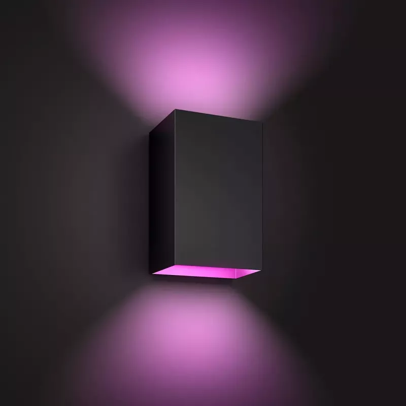Philips Hue Valge and colour ambience Resonate LED välisseinavalgusti, must