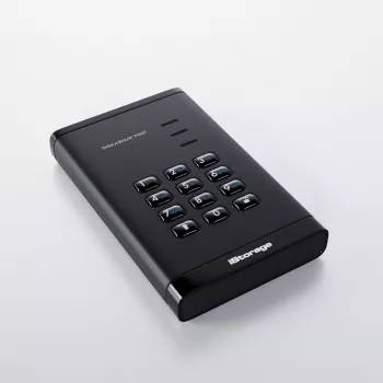 iStorage diskAshur PRO³ HDD 2TB | Turvaline kaasaskantav kõvaketas | FIPS 140-3 Level 3 nõuetele vastav | AES-XTS 256-bitine riistvaraline krüptimine | PIN-iga kaitstud | OS-i ja platvormist sõltumatu | GDPR, TAA nõuetele vastav | Toore jõu rünnete kaitse | Tolmu- ja veekindel