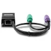 PS/2-kaabel Trendnet TK-CAT5P 0,4 m 2x 6-p Mini-DIN Must