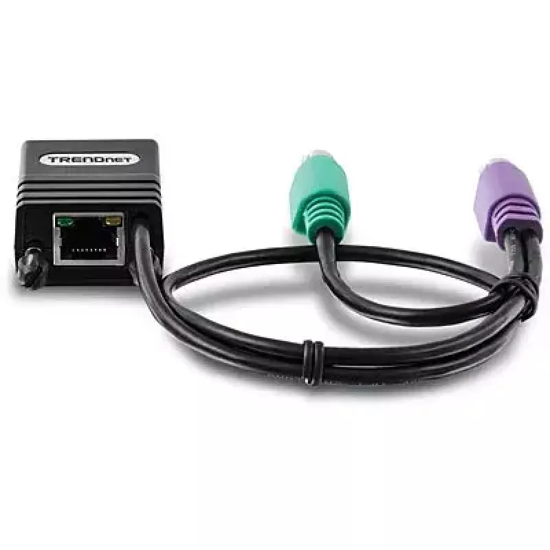 PS/2-kaabel Trendnet TK-CAT5P 0,4 m 2x 6-p Mini-DIN Must
