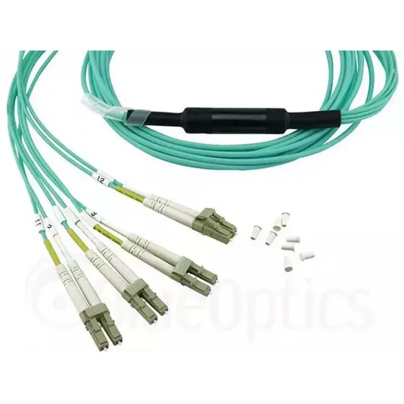 Fiiberoptiline kaabel BlueOptics MTP-4LC-M10M 10 m OM3 MTP kuni 4×LC täisdupleks