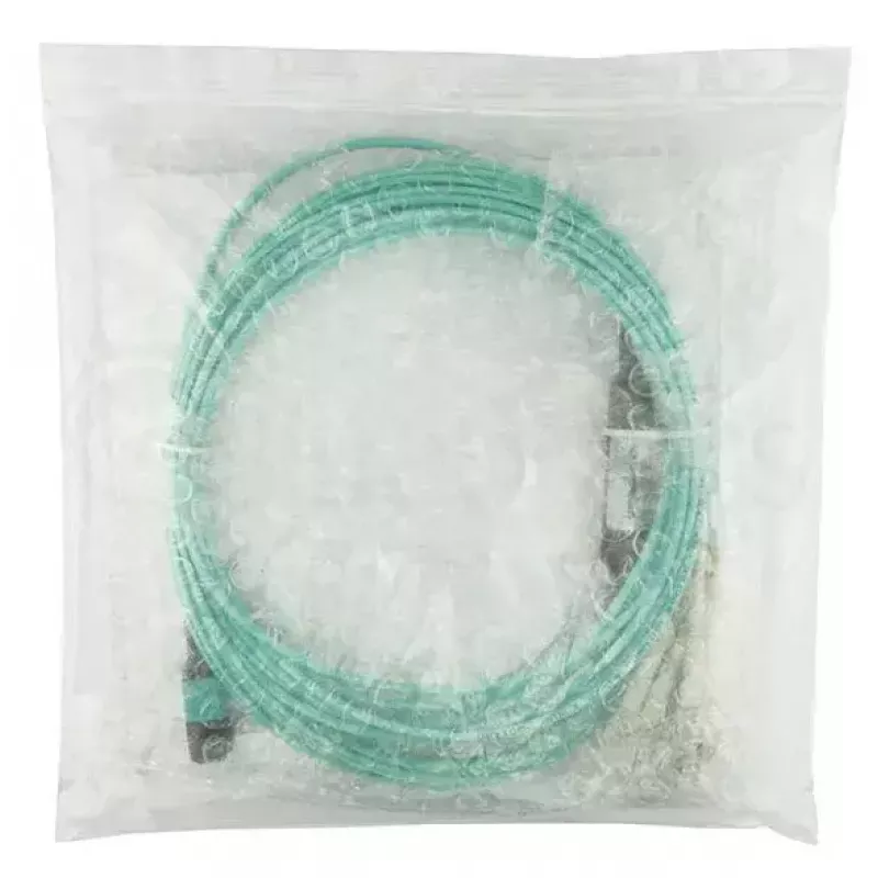 Fiiberoptiline kaabel BlueOptics OCTCABLE10M-SR 10 m OM3 MPO kuni 4×LC Aqua