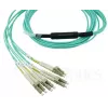 Fiiberoptiline kaabel BlueOptics OCTCABLE10M-SR 10 m OM3 MPO kuni 4×LC Aqua