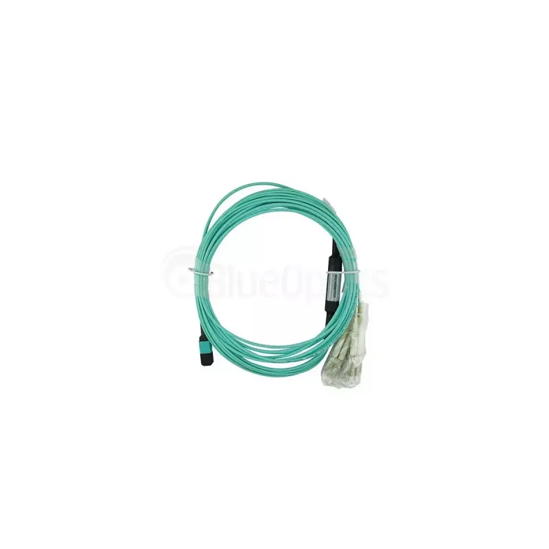 Fiiberoptiline kaabel BlueOptics SFP5141EU10MKB 10 m OM3 MPO kuni 4×LC akvaa