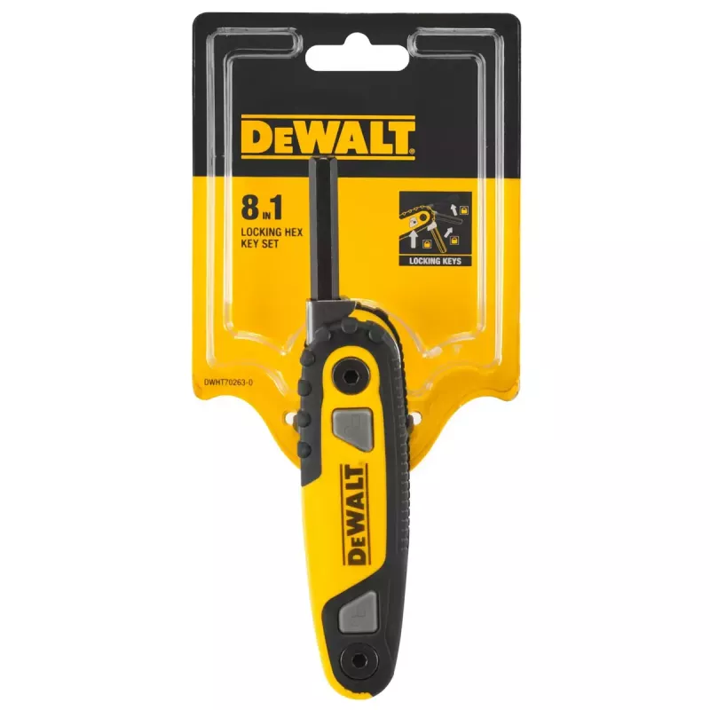 DeWalt DWHT0-70263 Kuuskantvõtmete taskukomplekt, 8 tk