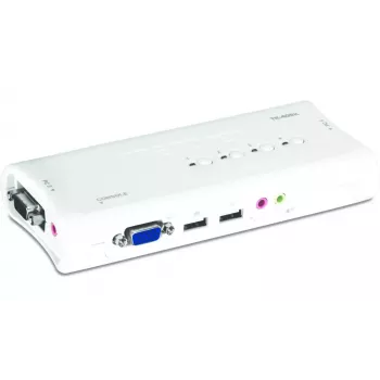 KVM-lüliti Trendnet TK-409K USB VGA 2048x1536 1,6 m juhtmega sinine
