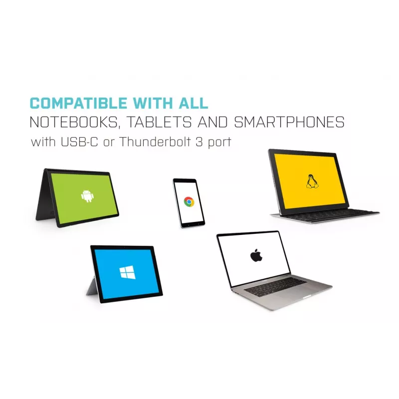 i-tec Metal USB-C Nano Dock HDMI/VGA LAN-i ja universaalse 77 W laadijaga