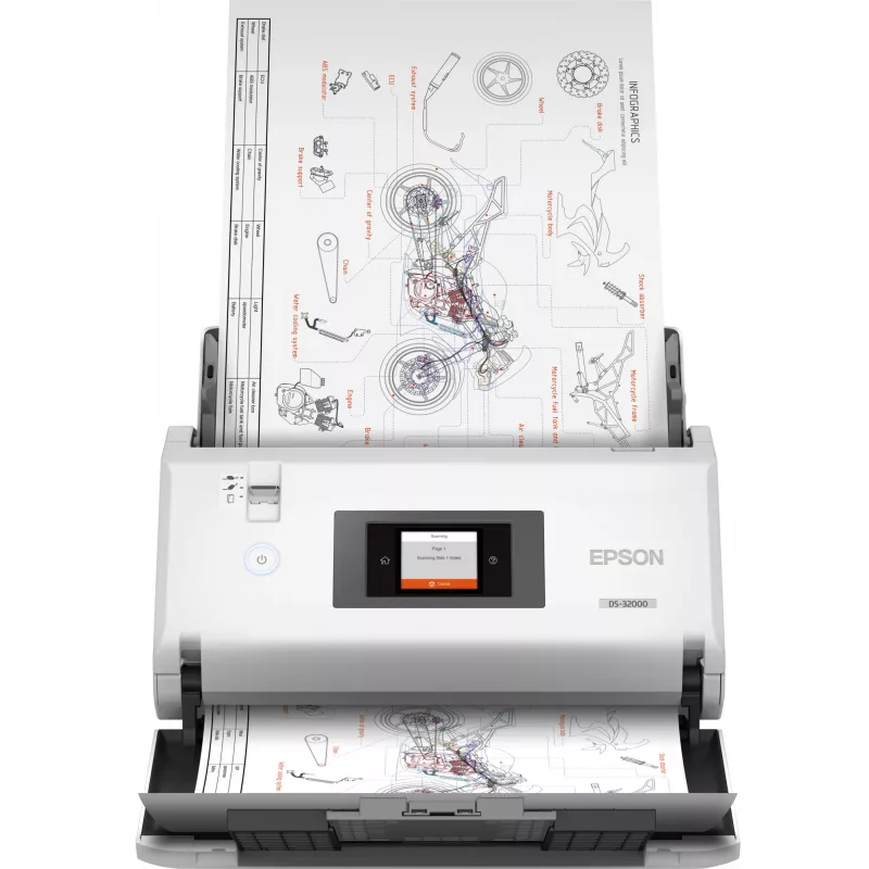 Epson WorkForce DS-32000 lehtskanner 600 x 600 DPI A3 Valge