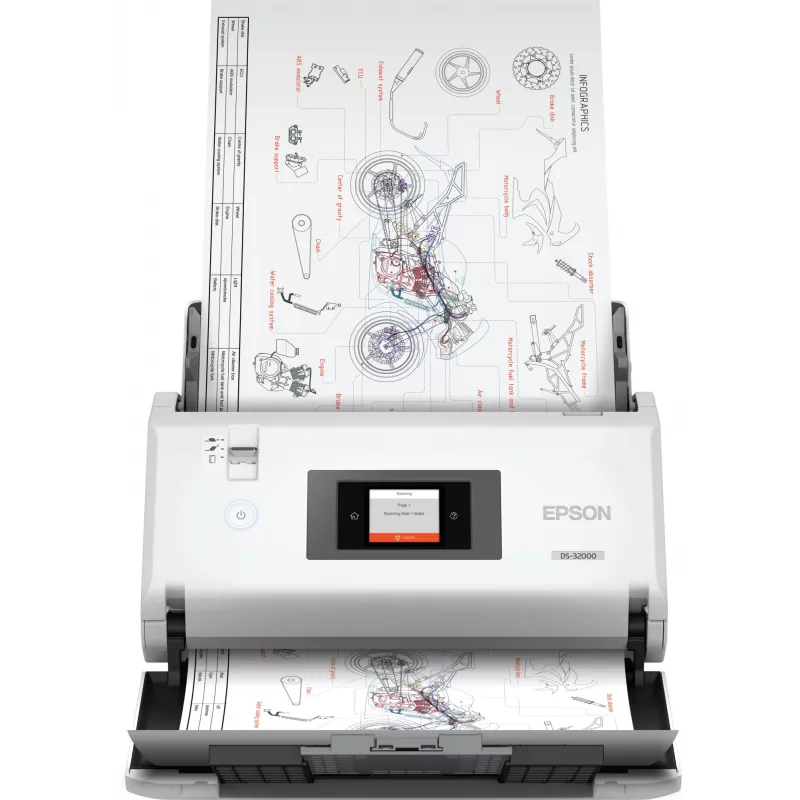 Epson WorkForce DS-32000 lehtskanner 600 x 600 DPI A3 Valge