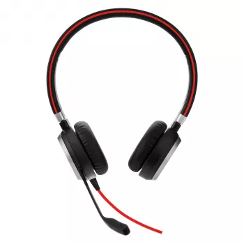 Jabra EVOLVE 40 UC Stereo, juhtmega, kontor/kõnekeskus, 171 g, peakomplekt, must