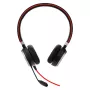 Jabra EVOLVE 40 UC Stereo, juhtmega, kontor/kõnekeskus, 171 g, peakomplekt, must