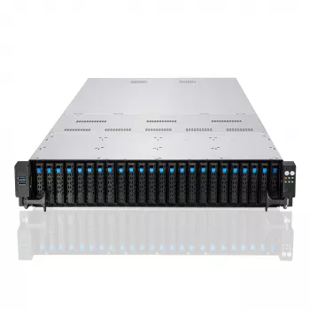 ASUS RS720-E11-RS24U Intel C741 Rack (2U) must, hõbedane