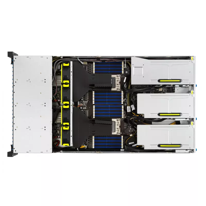 ASUS RS720-E11-RS24U Intel C741 Rack (2U) must, hõbedane