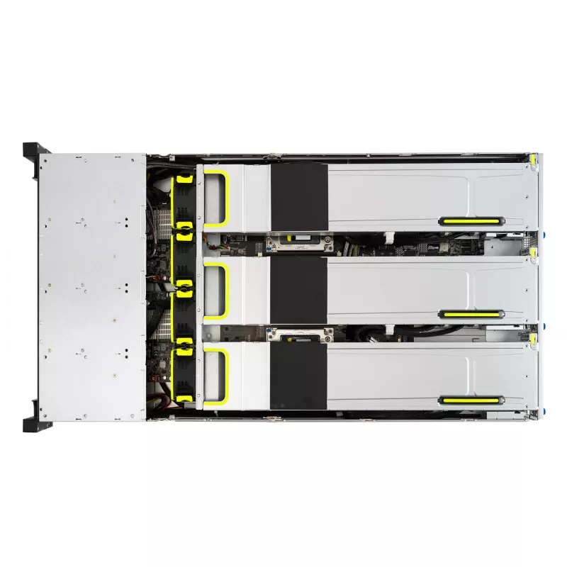 ASUS RS720-E11-RS24U Intel C741 Rack (2U) must, hõbedane