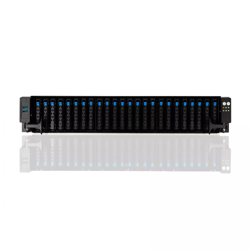 ASUS RS720-E11-RS24U Intel C741 Rack (2U) must, hõbedane