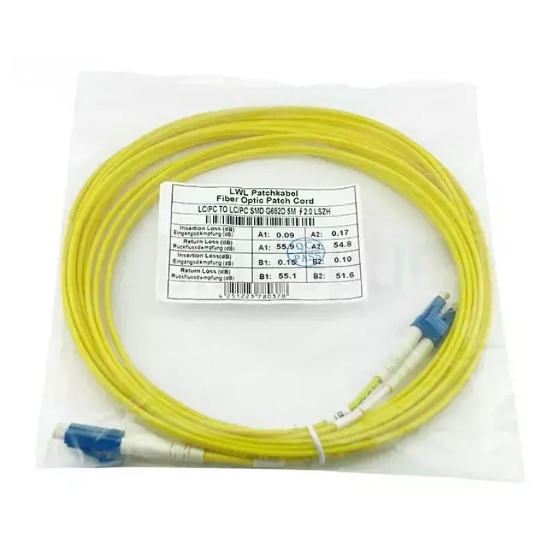 BlueOptics AK345A-BO InfiniBand fiiberoptiline kaabel 2 m LC Kollane