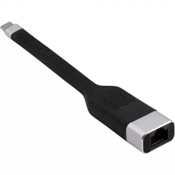 Techly ICOC USBC-RJ45 võrgukaabel Must 0,144 m