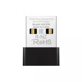 Juhtmevaba adapter Mercusys MA20N USB Type-A isane must