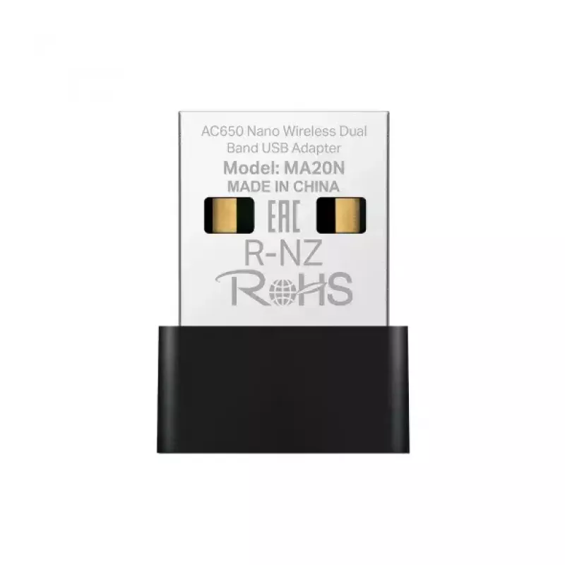 Juhtmevaba adapter Mercusys MA20N USB Type-A isane must