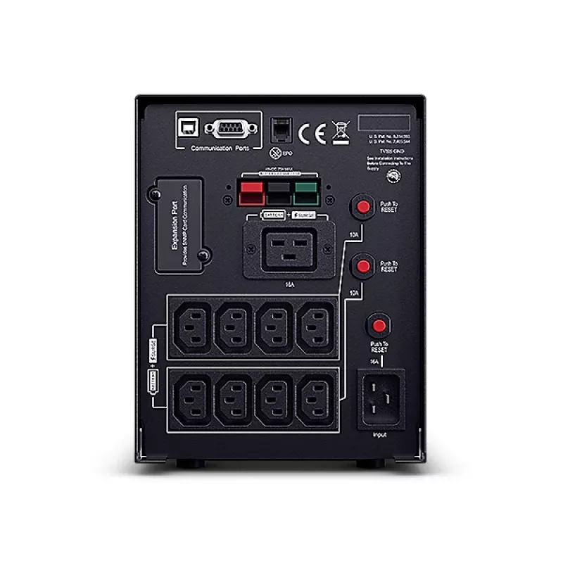 CyberPower PR2200ELCDSXL katkematu toiteallikas (UPS) Line-Interactive 2,2 kVA 1980 W 9 vahelduvvoolupistikut