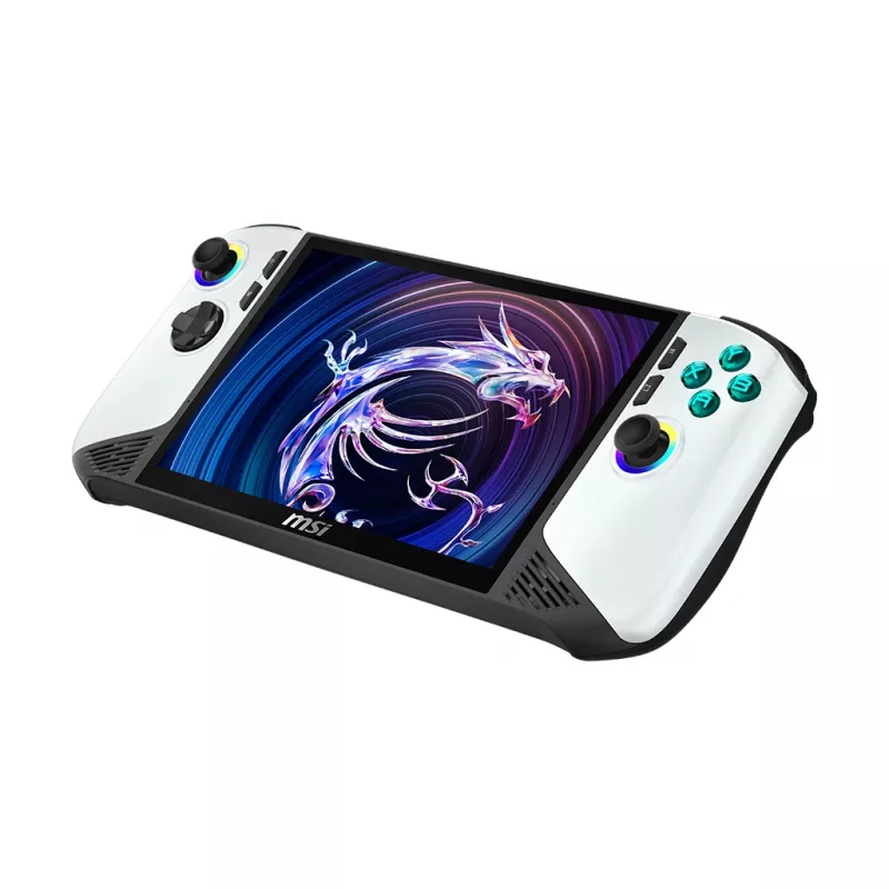 MSI Claw 8 AI+ A2VM-091 kaasaskantav mängukonsool 20,3 cm (8 tolli) 2 TB puutetundlik ekraan Wi-Fi must, valge