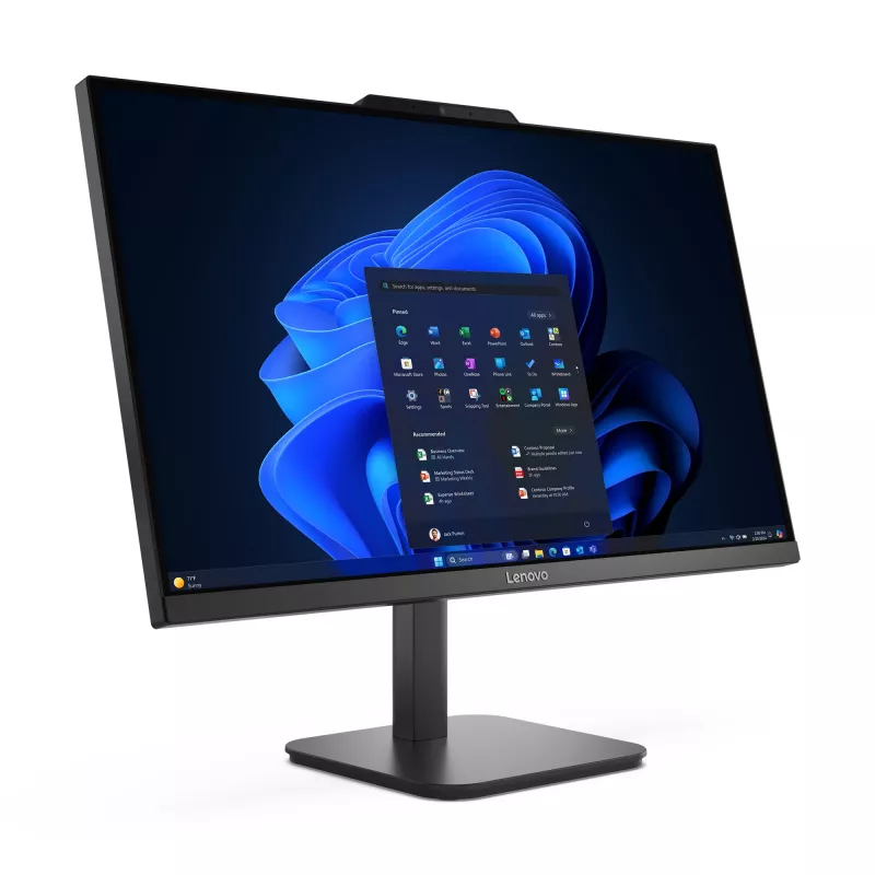 Lenovo V100 Intel Core i3 N-seeria i3-N305 60,5 cm (23,8 tolli) Kõik-ühes-arvuti 16 GB DDR4-SDRAM 256 GB SSD Windows 11 Pro Wi-Fi 6 (802.11ax) Must