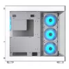PC Midi Torn Korpus Cougar FV150 ARGB Valge — ATX/Mikro-ATX/Mini-ITX, 3x120mm ees, 1x120mm taga, 2x3,5 tolli + 2x2,5 tolli pesad, USB 3.2 Gen1