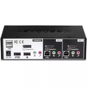 KVM-lüliti Trendnet TK-241DP Must