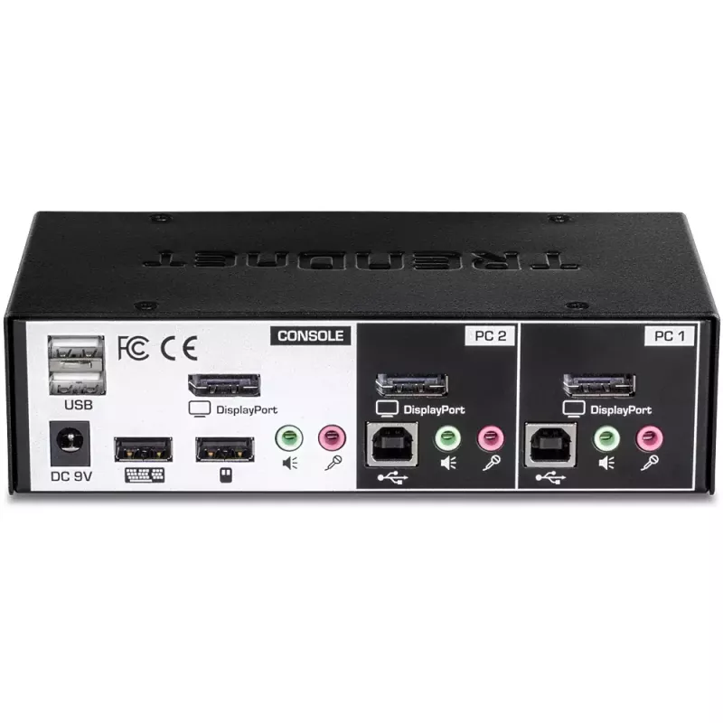 KVM-lüliti Trendnet TK-241DP Must