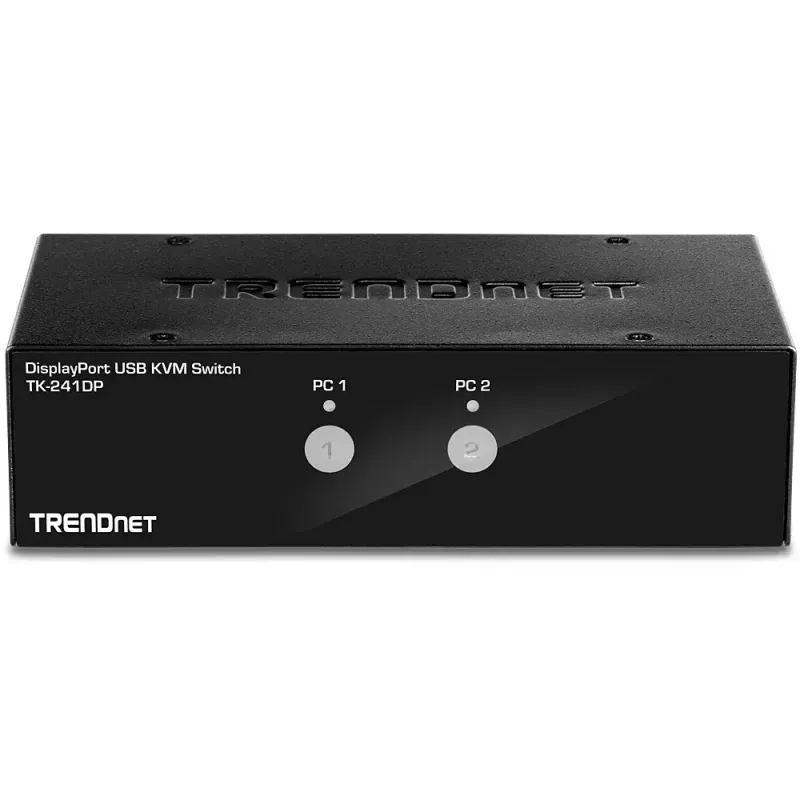 KVM-lüliti Trendnet TK-241DP Must