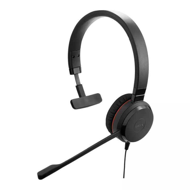 Jabra Evolve 30 II Mono UC USB-C, juhtmega, kontor/kõnekeskus, 150–7000 Hz, 142 g, peakomplekt, must