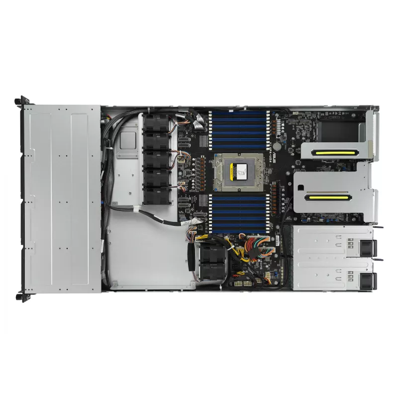 ASUS RS500A-E12-RS4U Socket SP5 Rack (1U) Must, Hõbe