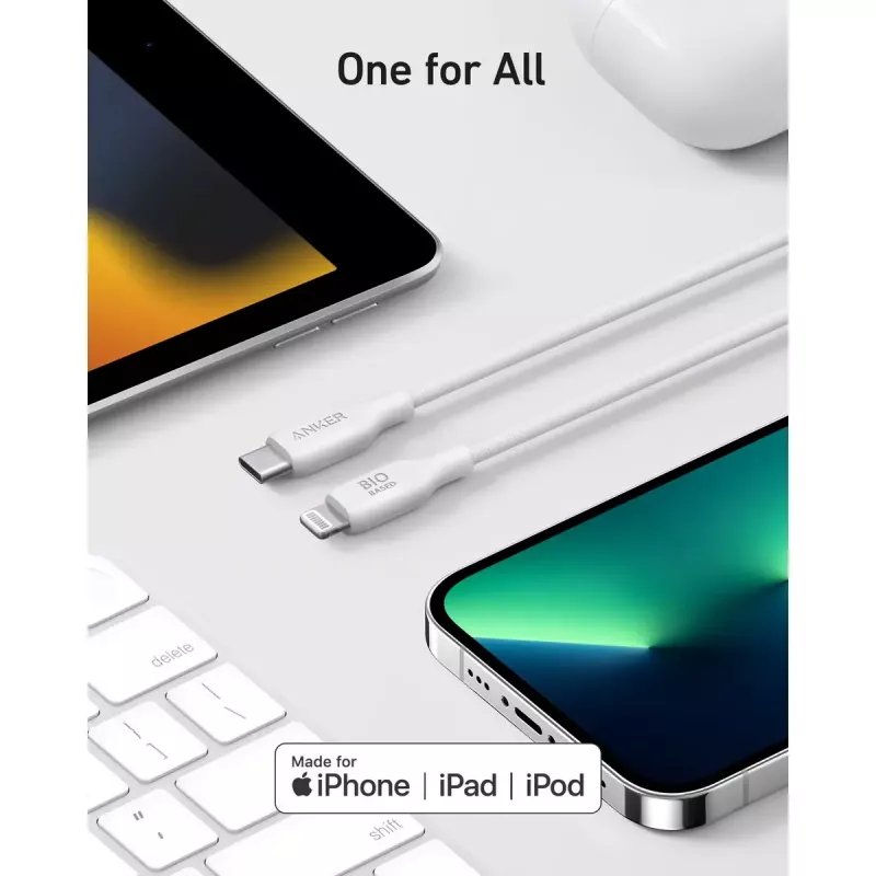 Kaabel Anker 541 1.8 m Lightning USB-C-le 54.4 g