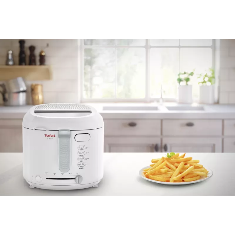 Tefal Uno FF203130 fritüür Ühekordne 1,8 L Eraldiseisev 1600 W Sügavkülmik Valge