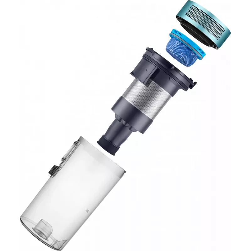 Samsung Jet 60 turbo pulkpuhasti Aku Kuiv Kotita 0,8 L 410 W Must, Mint colour