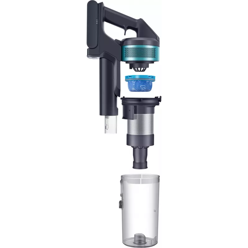 Samsung Jet 60 turbo pulkpuhasti Aku Kuiv Kotita 0,8 L 410 W Must, Mint colour