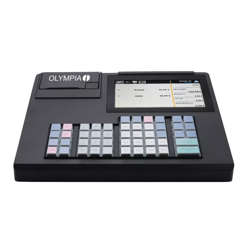 Kassaaparaat Olympia K200 — otsetermoprinter, 10000 PLU-d, 7-tolline LED-ekraan