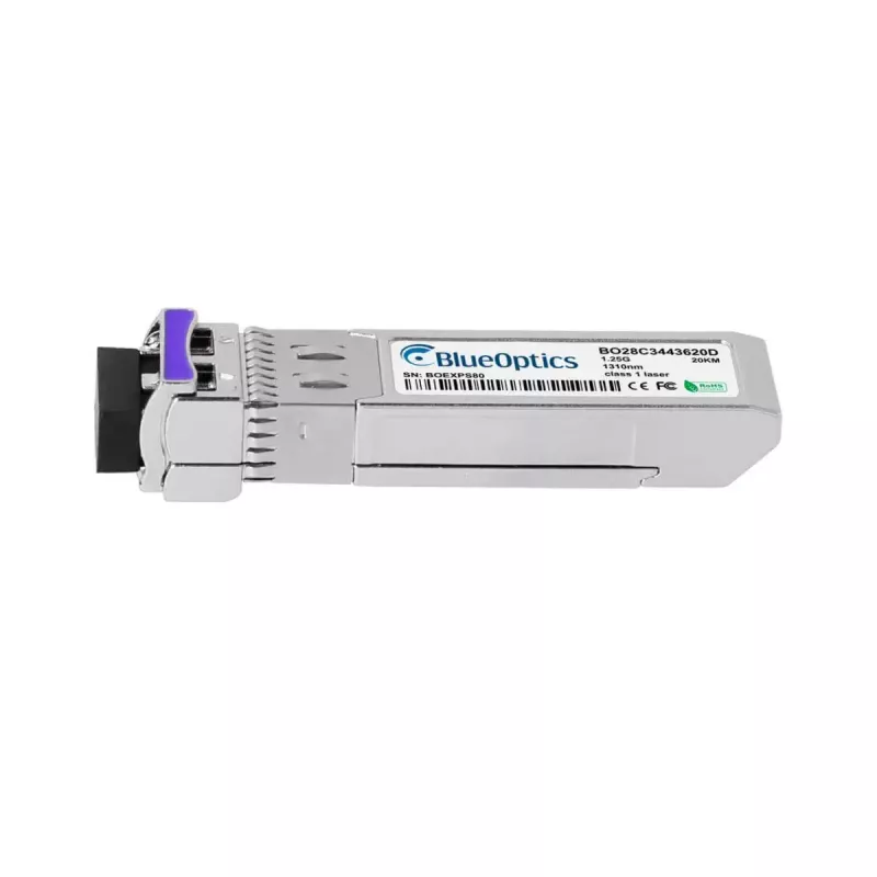 BlueOptics 1442010G1-BO võrgutransiiveri moodul — fiiberoptiline, cSFP, 125 Mbit/s, alumiinium