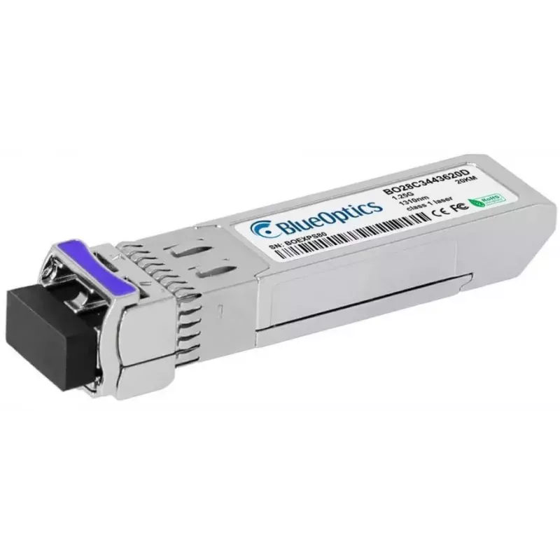 Võrgutransiiveri moodul BlueOptics AT-SPBD20DUAL-14-BO — fiiberoptiline SFP, cSFP liides, LC pistik, alumiinium