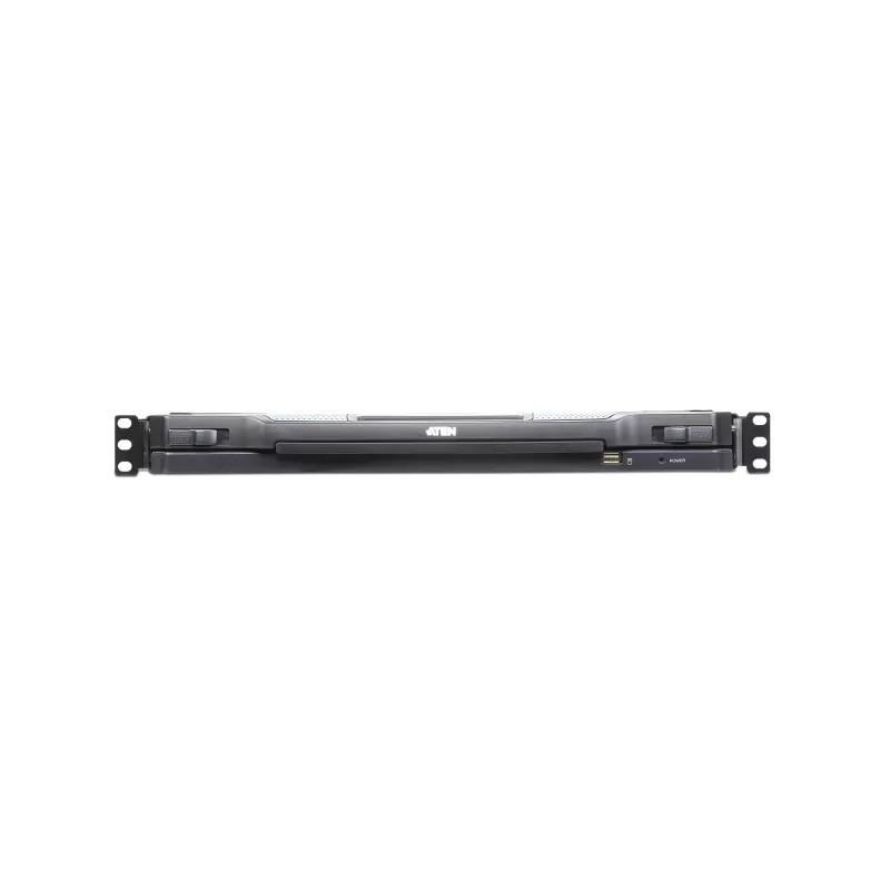 ATEN 8-Port 17 inch LCD KVM Switch Over IP (USB - PS/2 VGA) with USB Peripheral port