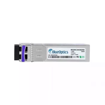 Fiiberoptiline cSFP võrgutransiiver BlueOptics CSFP-BX1490-20-D-BO, 1250 Mbit/s, metallkorpus, hõbedane