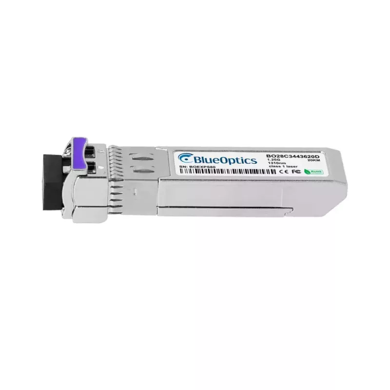 SFP kiudoptiline transiiver BlueOptics LRM1301-BC+1-BO, cSFP, 1250 Mbit/s, hõbedane