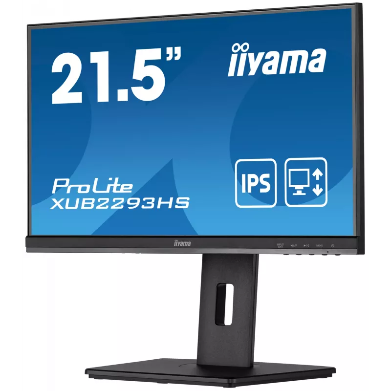 iiyama ProLite XUB2293HS-B3 arvutimonitor 54,6 cm (21,5 tolli) 1920 x 1080 pikslit Full HD LED Must