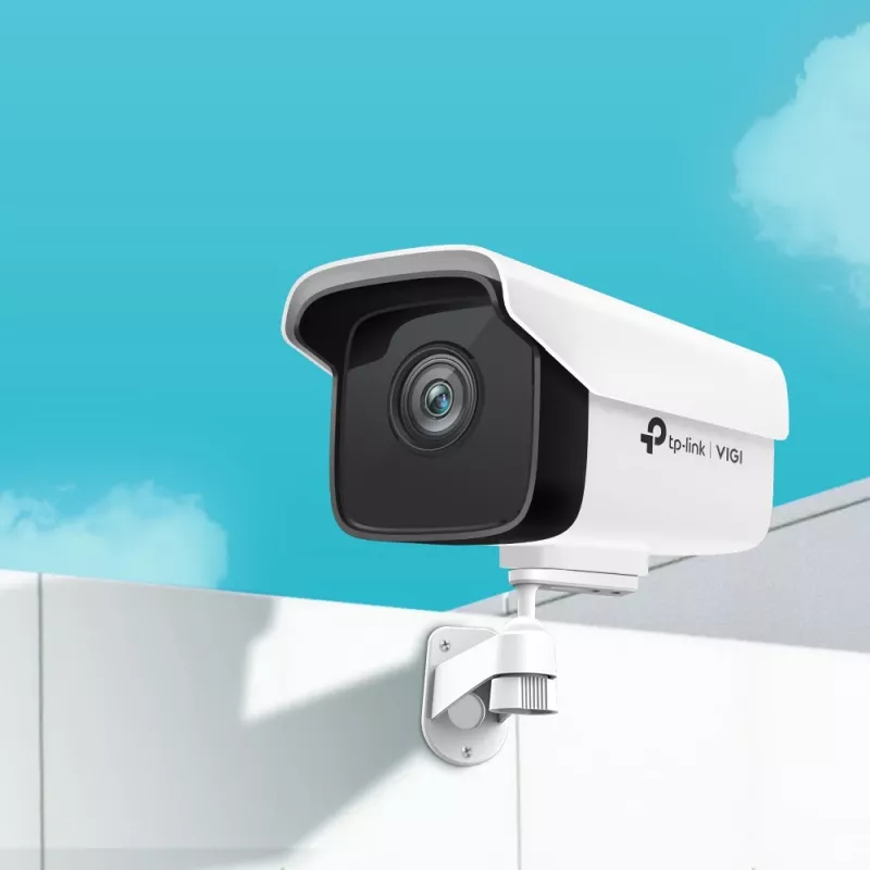 TP-Link VIGI 3MP välistingimustesse mõeldud kuul-tüüpi turvakaamera, 3 MP, 30 kaadrit/s, 30 m öönägemine, juhtmega, valge