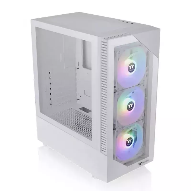 PC Case Thermaltake View 200 TG Snow ARGB Midi Tower Valge