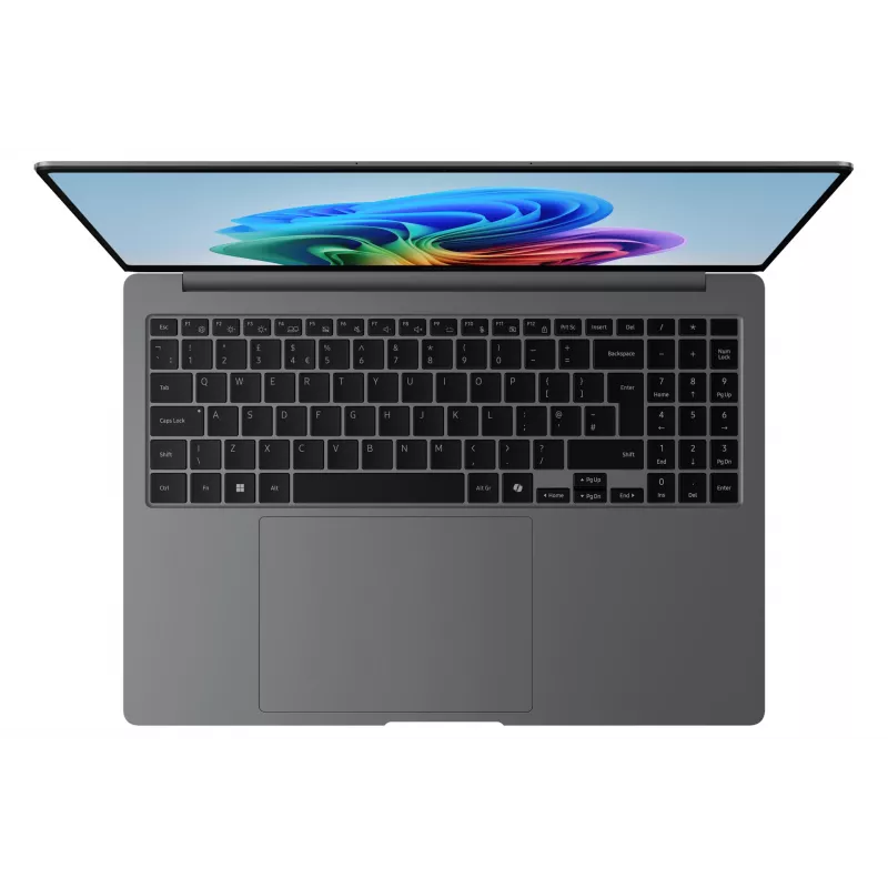 Samsung Galaxy Book5 Pro Intel Core Ultra 7 258V sülearvuti 40,6 cm (16 tolli) puutetundlik WQXGA+ 32 GB LPDDR5x-SDRAM 1 TB SSD Wi-Fi 7 (802.11be) Windows 11 Pro Saksa hall