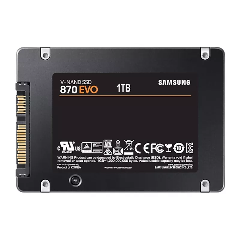 Samsung 870 EVO 1 TB 2.5-tolline Serial ATA III V-NAND MLC