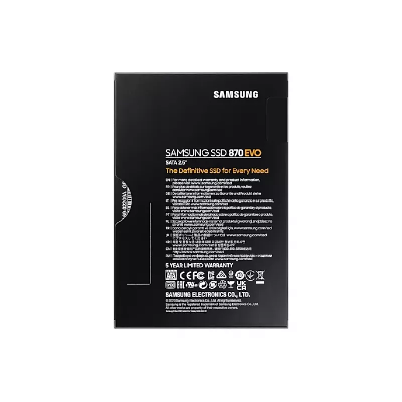 Samsung 870 EVO 1 TB 2.5-tolline Serial ATA III V-NAND MLC
